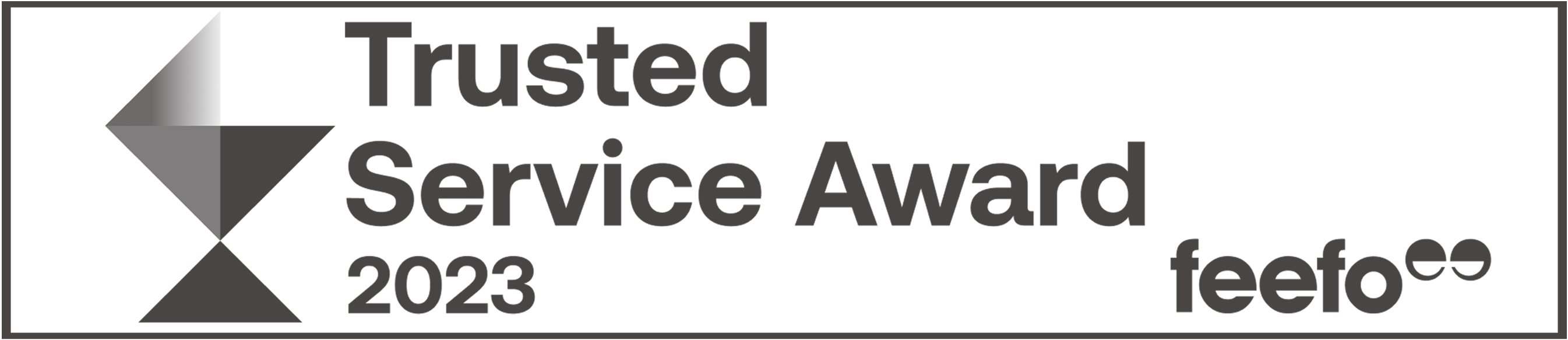 Feefo Trusted Service Award 2023