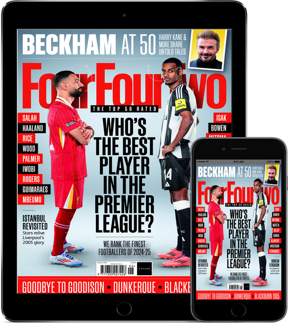 An image of FourFourTwo Digital Magazine Subscription