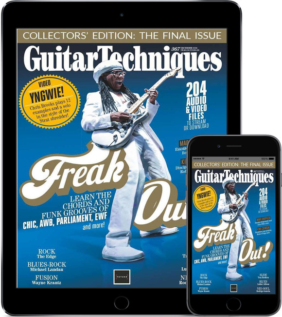 An image of Guitar Techniques Digital Magazine Subscription