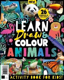 Learn, Draw & Colour: Animals