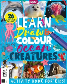 Learn, Draw & Colour: Ocean Creatures