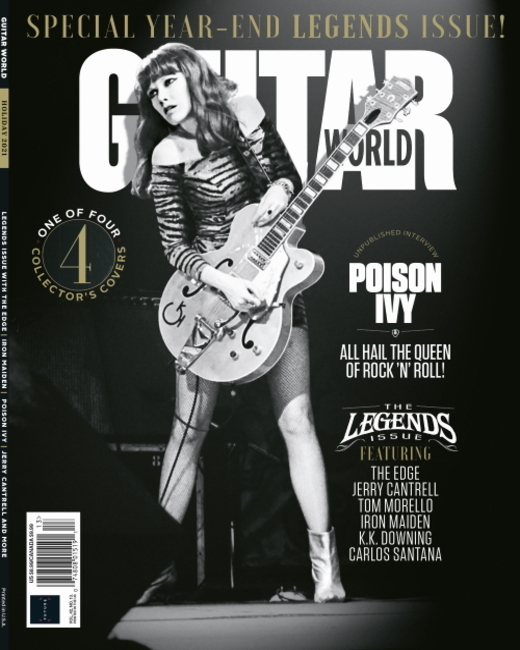 Guitar World 546 - Poison Ivy cover