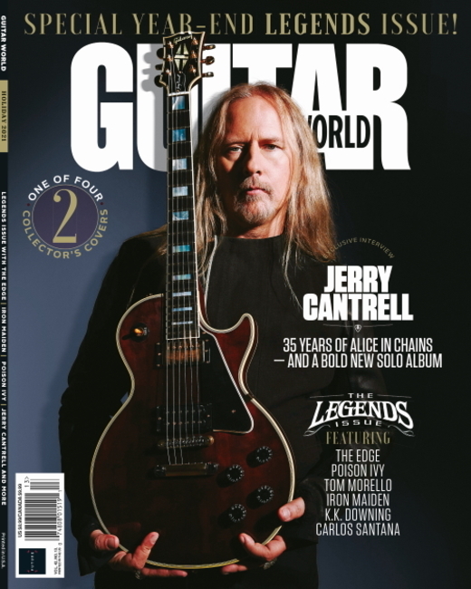 Guitar World 546 - Jerry Cantrell cover