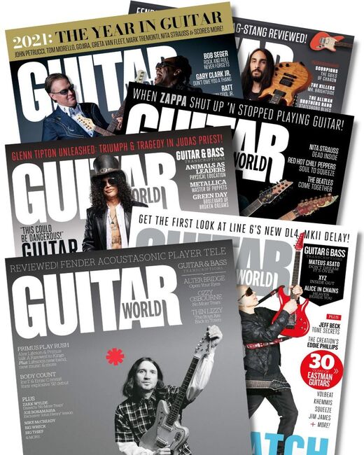     Guitar World US        Jan-June 2022  bundle (6 issues)