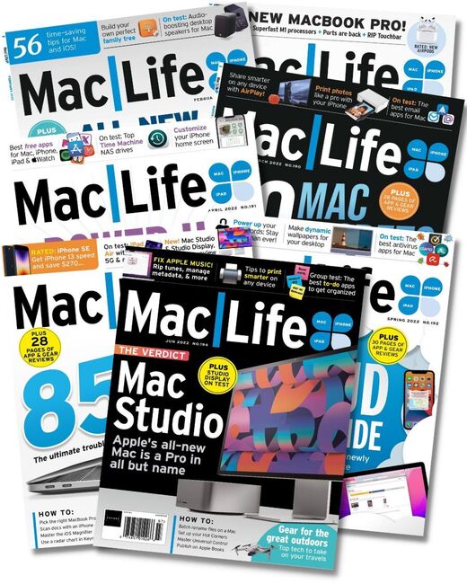 MacLife 2022 Jan - June bundle (7 issues)