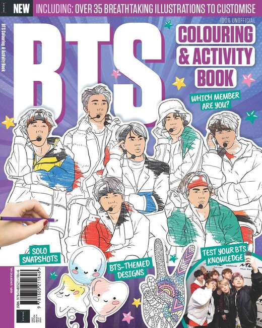 BTS Colouring Activity Book